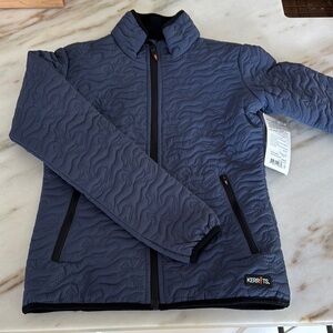 Kerrits Kids Size S Puffer Jacket with Geometric Stitching